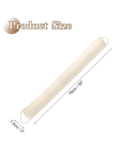 Barrera de Puerta uxcell 76 cm Beige Aislante de Corrientes