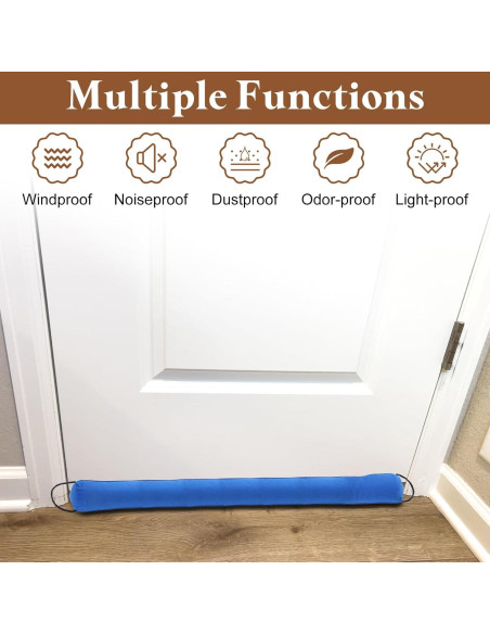 Barrera de Puerta uxcell 76 cm Beige Aislante de Corrientes