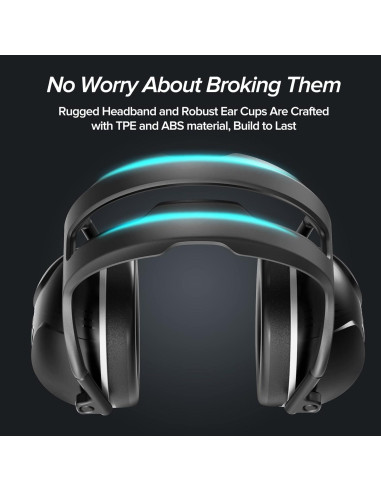 Auriculares de Cancelación de Ruido Basear SNR 35dB para Adultos