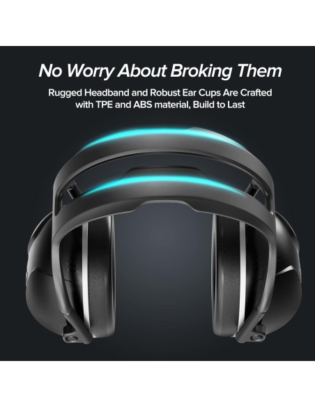 Auriculares de Cancelación de Ruido Basear SNR 35dB para Adultos