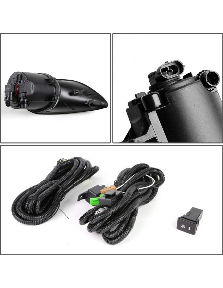 Faros Antiniebla Auto Dynasty para Toyota Yaris 2006-2011