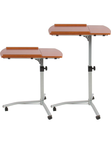 Carro de escritorio rodante MEDA ajustable para laptop 15 kg