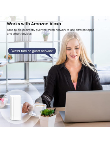 Sistema WiFi Mesh Tenda Nova MX12-3, Cobertura 6503 m, 1.7 GHz