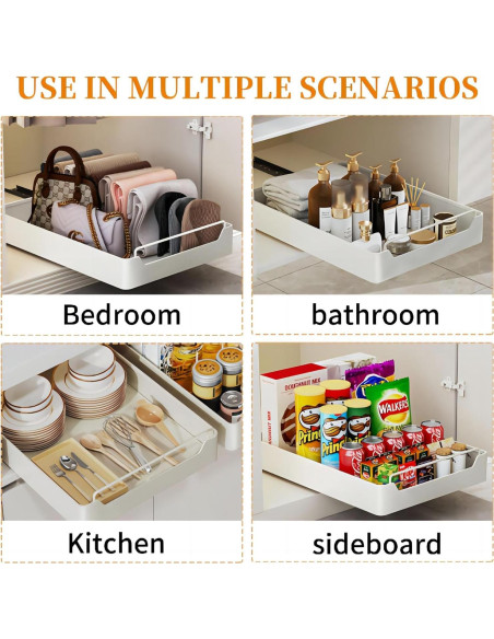 Organizador Extraíble ZHOHO TANT para Gabinete de Cocina 42.2x39.9cm
