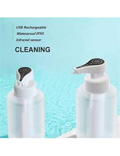 Dispensador Automático de Jabón Espumoso R&R 375ml Azul 2