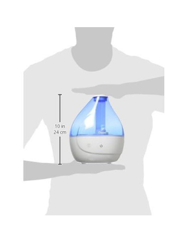 Humidificador Ultrasonico Crane 1.5L Niebla Fría Silencioso