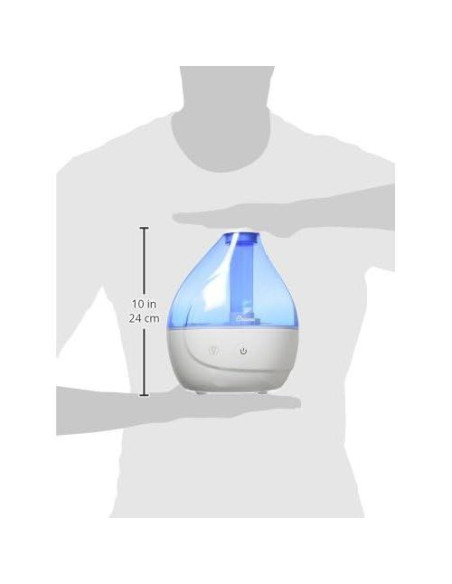 Humidificador Ultrasonico Crane 1.5L Niebla Fría Silencioso