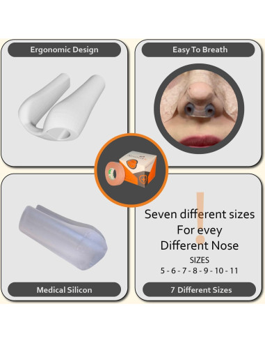 Retenedor de Nostril Nanovita + Cinta Quirúrgica Micropore