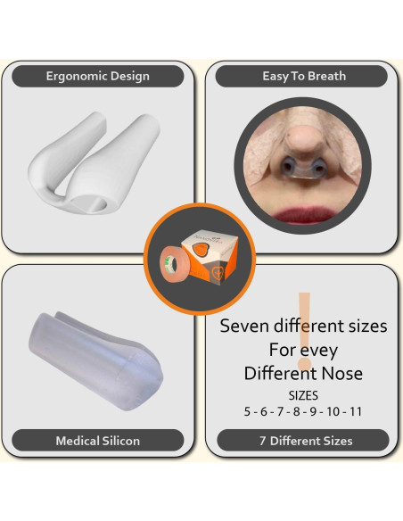 Retenedor de Nostril Nanovita + Cinta Quirúrgica Micropore