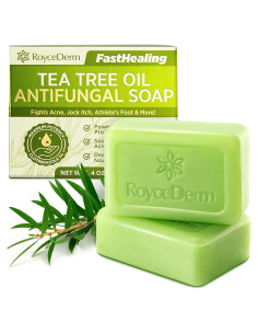 Jabón Antifúngico Antibacteriano Roycederm 226g Tea Tree