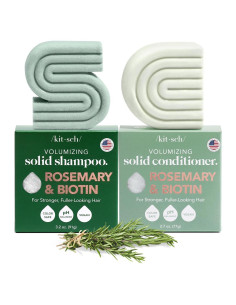 Champú y Acondicionador en Barra Kitsch Romero y Biotina 190g