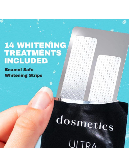 Tiras Blanqueadoras para Dientes Dosmetics - 28 Piezas, Sin Sensibilidad