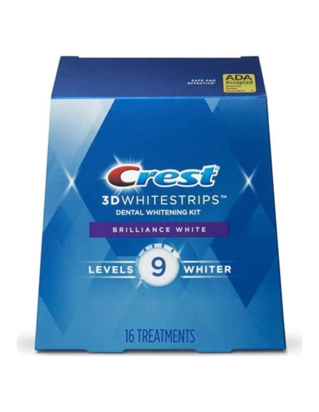 Crest 3D Whitestrips Brilliance White - 32 tiras blanqueadoras