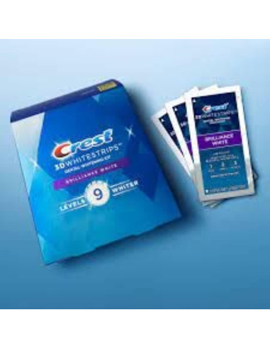 Crest 3D Whitestrips Brilliance White - 32 tiras blanqueadoras
