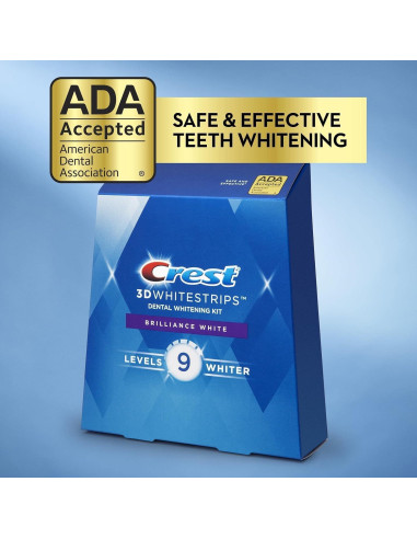 Crest 3D Whitestrips Brilliance White - 32 tiras blanqueadoras