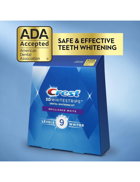 Crest 3D Whitestrips Brilliance White - 32 tiras blanqueadoras