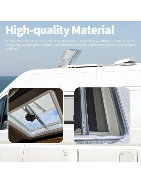 Sello de Ventilación de Techo LCGAOYA 149.86 cm Blanco