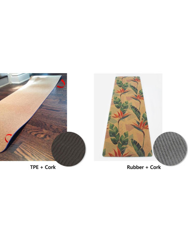 Alfombrilla de Yoga de Corcho My Virasana Antideslizante 182.88x66.04cm