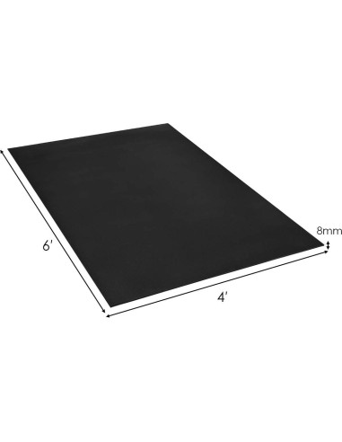 Esterilla de Yoga Goplus 2.13m x 1.52m Antideslizante 8mm