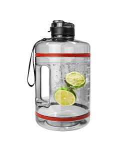 Botella de Agua 1 Galón QD.SUZEE Transparente a Prueba de Fugas