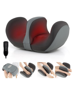 Masajeador de pies Giantex con calor y 3 intensidades - Gris