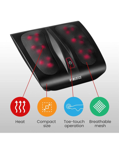 Masajeador de pies Shiatsu HoMedics FMS-270HBK con Calor