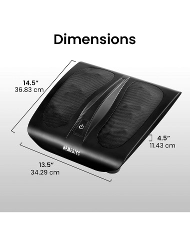 Masajeador de pies Shiatsu HoMedics FMS-270HBK con Calor