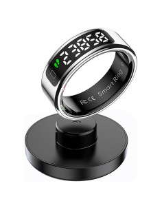 Anillo Inteligente de Salud CNBRO JYR11PFS Plata Monitor Cardíaco