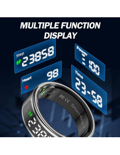 Anillo Inteligente de Salud CNBRO JYR11PFS Plata Monitor Cardíaco 2