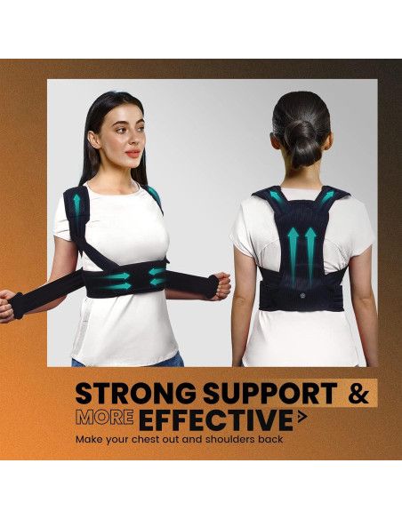 Corrector de Postura Ajustable Huge Hill - Alivio Dolor Hombros