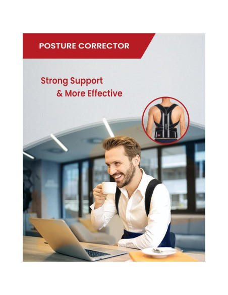 Corrector de Postura Hurmoya con Soporte Ergonómico Ajustable