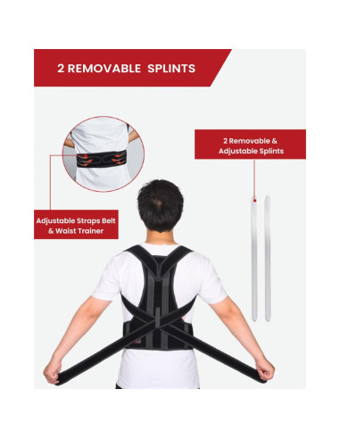 Corrector de Postura Hurmoya con Soporte Ergonómico Ajustable