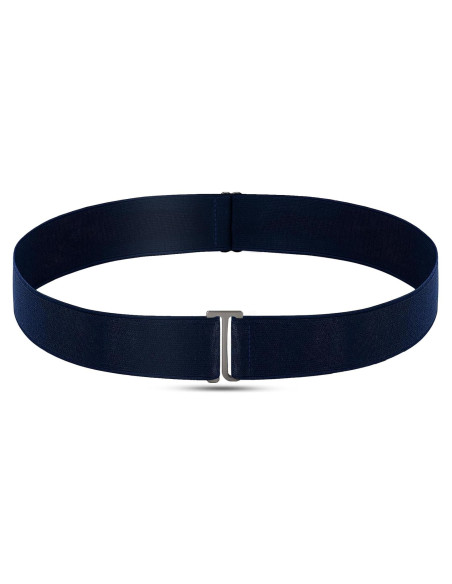 Cinturón Elástico Invisible No Show para Mujeres - Azul Oscuro