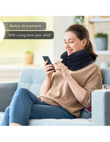 Dispositivo de Tracción Cervical iBYWM Ajustable Negro Carbón