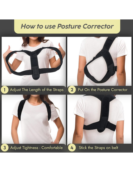 Dispositivo de Tracción Cervical iBYWM Ajustable Negro Carbón