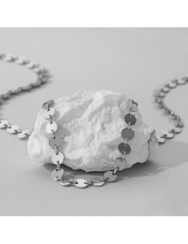 Collar Choker Dainty de Oro 14K y Plata Esterlina Ajustable