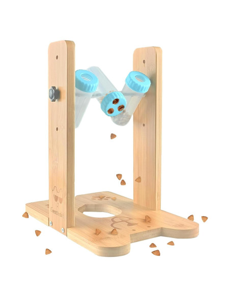 Juguete de Rompecabezas para Perros Gentledog - Alimentador Lento de Madera