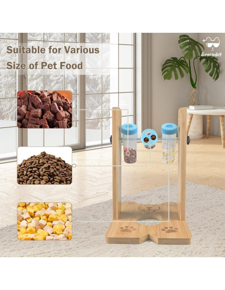 Juguete de Rompecabezas para Perros Gentledog - Alimentador Lento de Madera