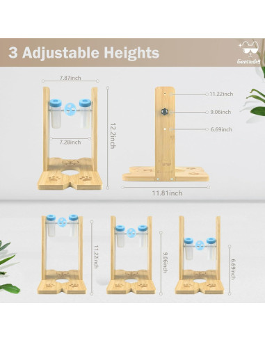 Juguete de Rompecabezas para Perros Gentledog - Alimentador Lento de Madera