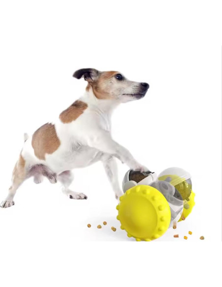 Juguete Interactivo para Perros y Gatos GRETEGO G&GO Amarillo