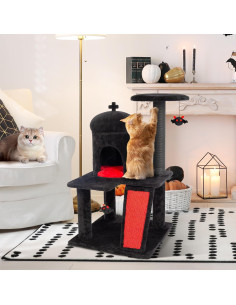 Árbol Gótico para Gatos KAMABOKO 92.4 cm con Rascador 2