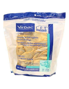 Masticables Enzimáticos Virbac C.E.T. para Perros Grandes 30 Unidades
