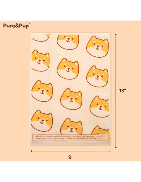 Bolsas de Poop Compostables Pure & Pup - 270 Unidades