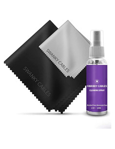 Kit Limpiador de Pantallas Swanky Cables 2 oz con Paños