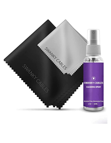 Kit Limpiador de Pantallas Swanky Cables 2 oz con Paños