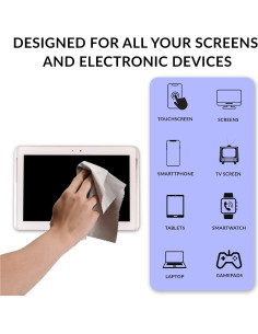 Kit Limpiador de Pantallas Swanky Cables 2 oz con Paños 2