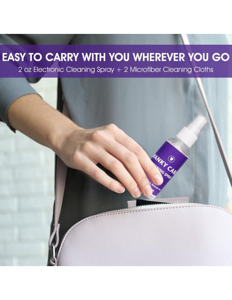 Kit Limpiador de Pantallas Swanky Cables 2 oz con Paños