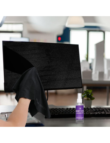 Kit Limpiador de Pantallas Swanky Cables 2 oz con Paños