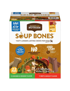 Masticables para Perros Rachael Ray Nutrish Soup Bones 22 Unidades