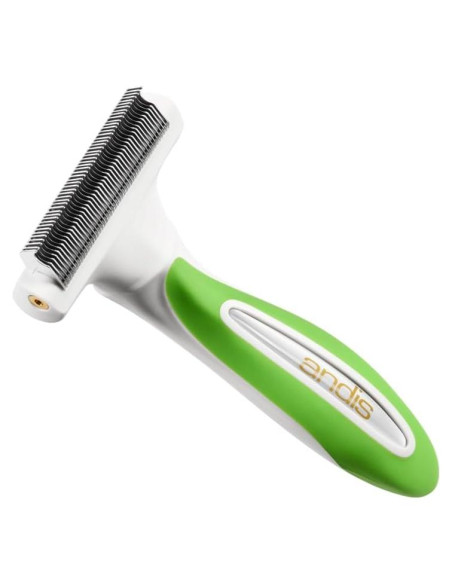 Rastrillo Deshedding Andis Premium 5.72x16.83cm Blanco-Verde